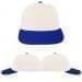 USA Made White-Royal Blue Lowstyle Structured Cap