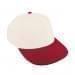 White Lowstyle Structured-Red Button, Visor