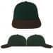 USA Made Hunter Green-Black Lowstyle Structured Cap