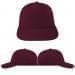 USA Made Burgundy Lowstyle Structured Cap