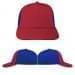 USA Made Red-Royal Blue Lowstyle Structured Cap