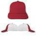 USA Made Red-White Lowstyle Structured Cap