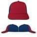 USA Made Red-Navy Lowstyle Structured Cap