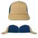 USA Made Khaki-Navy Lowstyle Structured Cap
