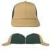 USA Made Khaki-Hunter Green Lowstyle Structured Cap
