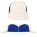 USA Made White-Royal Blue Lowstyle Structured Cap