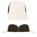 USA Made White-Black Lowstyle Structured Cap