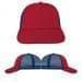 USA Made Red-Navy Lowstyle Structured Cap