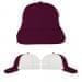 Burgundy-White Meshback Snapback Lowstyle, Virtual Image