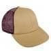 Khaki-Burgundy Meshback Velcro Lowstyle