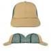 USA Made Khaki-Hunter Green Lowstyle Structured Cap