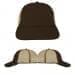 USA Made Black-Khaki Lowstyle Structured Cap