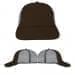 USA Made Black-Light Gray Lowstyle Structured Cap