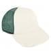 White Lowstyle Structured-Hunter Green Back Half