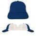 USA Made Navy-White Lowstyle Structured Cap