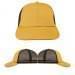USA Made Athletic Gold-Black Lowstyle Structured Cap