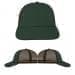USA Made Hunter Green-Black Lowstyle Structured Cap