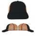 Dark Gray-Orange Meshback Snapback Lowstyle, Virtual Image