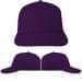 USA Made Purple Prostyle Structured Cap