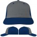 Light Gray-Navy Domestic Snapback Prostyle VIRTUAL Image