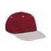 Red Prostyle Structured-White Visor, Eyelets