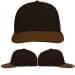 USA Made Black-Light Brown Prostyle Structured Cap