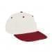 White Prostyle Structured-Red Visor, Eyelets
