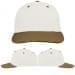 USA Made White-Khaki Prostyle Structured Cap