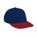 Navy Prostyle Structured-Red Visor, Eyelets