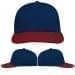 USA Made Navy-Red Prostyle Structured Cap