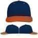 USA Made Navy-Orange Prostyle Structured Cap