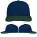 USA Made Navy-Hunter Green Prostyle Structured Cap