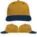 USA Made Athletic Gold-Navy Prostyle Structured Cap
