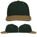 USA Made Hunter Green-Khaki Prostyle Structured Cap