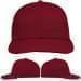 USA Made Red Prostyle Structured Cap