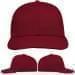 USA Made Red Prostyle Structured Cap