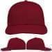USA Made Red Prostyle Structured Cap
