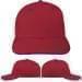USA Made Red-Royal Blue Prostyle Structured Cap