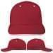 USA Made Red-White Prostyle Structured Cap