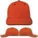 USA Made Orange-Black Prostyle Structured Cap