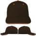 USA Made Black-Orange Prostyle Structured Cap
