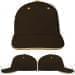 USA Made Black-Athletic Gold Prostyle Structured Cap
