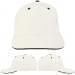 USA Made White-Black Prostyle Structured Cap