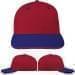 USA Made Red-Royal Blue Prostyle Structured Cap