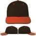 USA Made Black-Orange Prostyle Structured Cap
