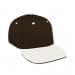 Black Prostyle Structured-White Visor, Eyelets