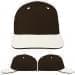 USA Made Black-White Prostyle Structured Cap