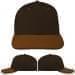 USA Made Black-Light Brown Prostyle Structured Cap