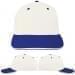 USA Made White-Royal Blue Prostyle Structured Cap