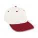 White Prostyle Structured-Red Visor, Eyelets